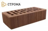 Облицовочный кирпич Строма одинарный 1 НФ Коричневый бархат