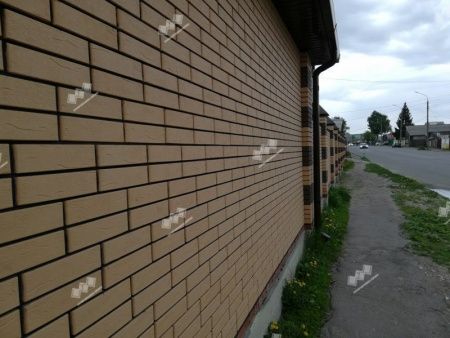 Облицовочный кирпич Железногорский полуторный утолщенный 1,4 НФ Слоновая кость дерево
